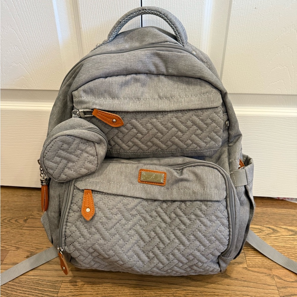 Grey Diaper Bag